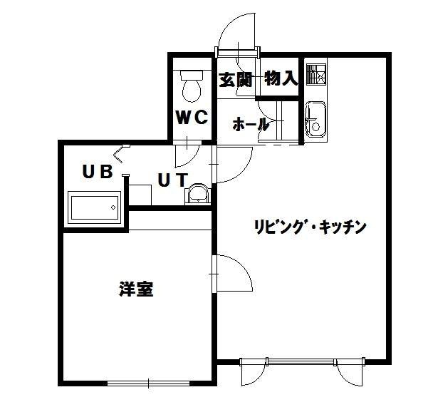 ハーモニー６・６２０２間取図