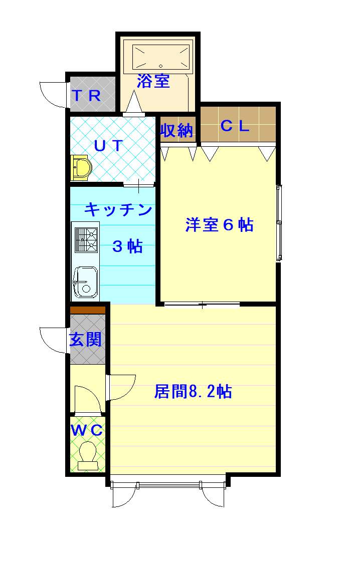 ブルームⅡ１０５間取図