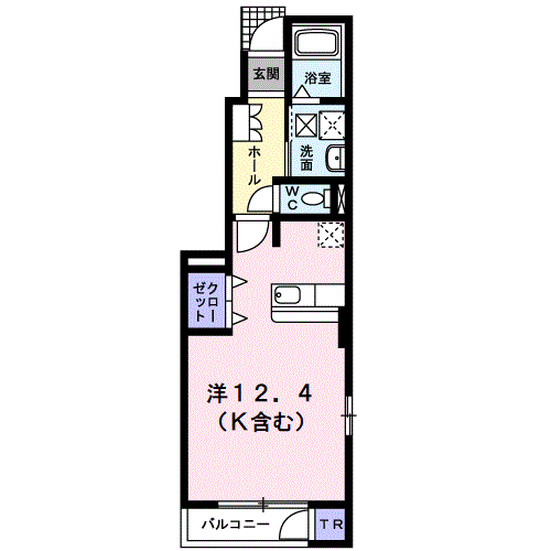 カーサ・プラシード１０３間取図