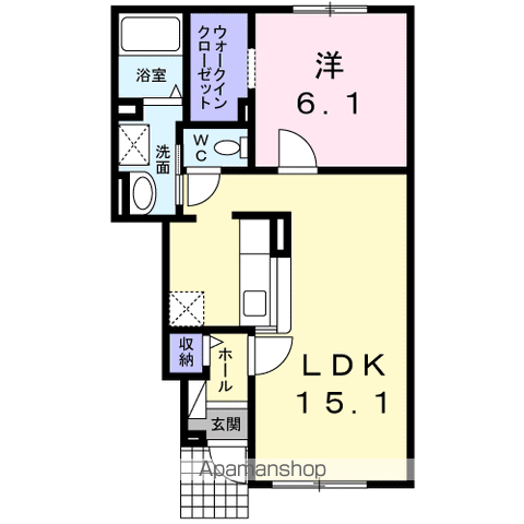 ベル・メゾン104間取図