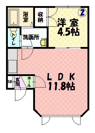 ソフィーユ忠和202間取図