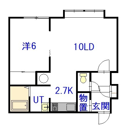 ファミ１０２間取図