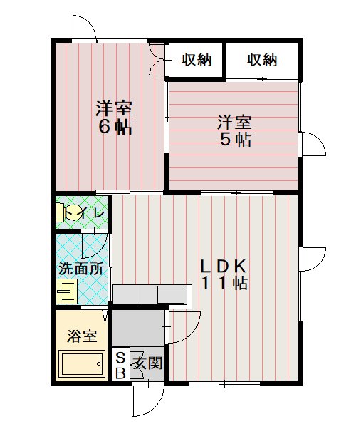 アルバータ９５101間取図
