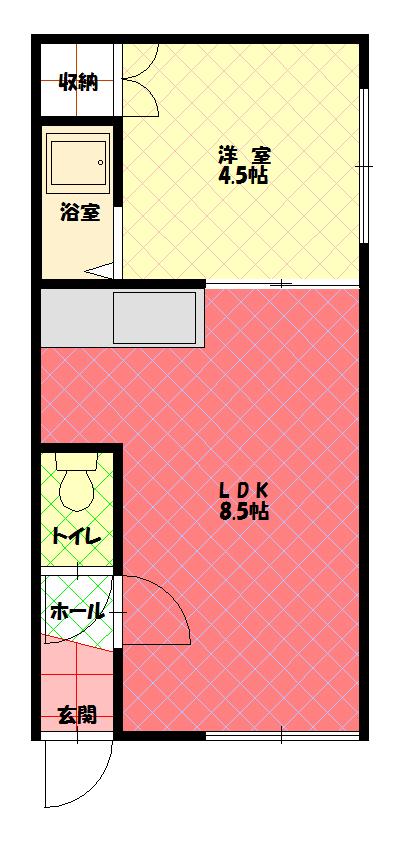 エスポワール１０条202間取図