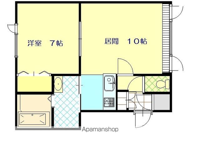 ルミエール102間取図