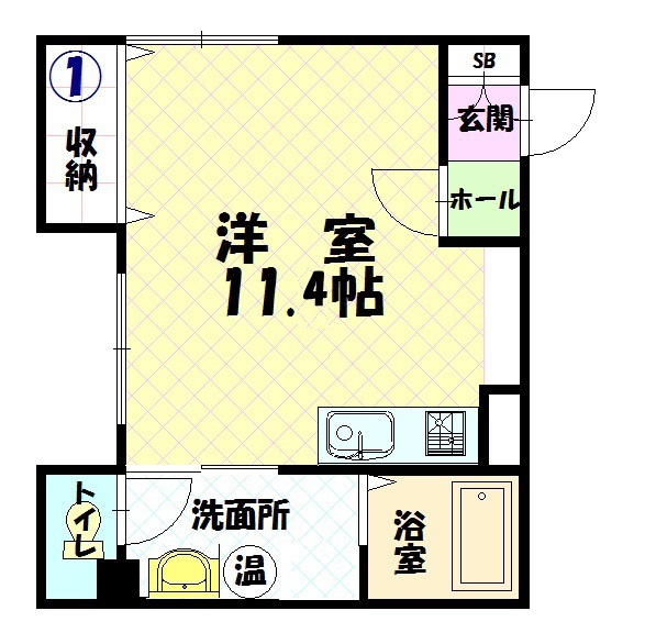 アルグレースときわ301間取図