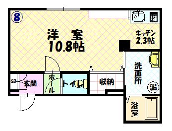 アルグレースときわ208間取図