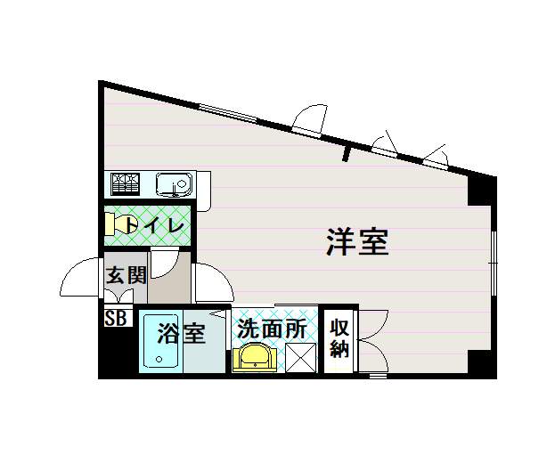 アレナＯＶＥＳＴ205間取図