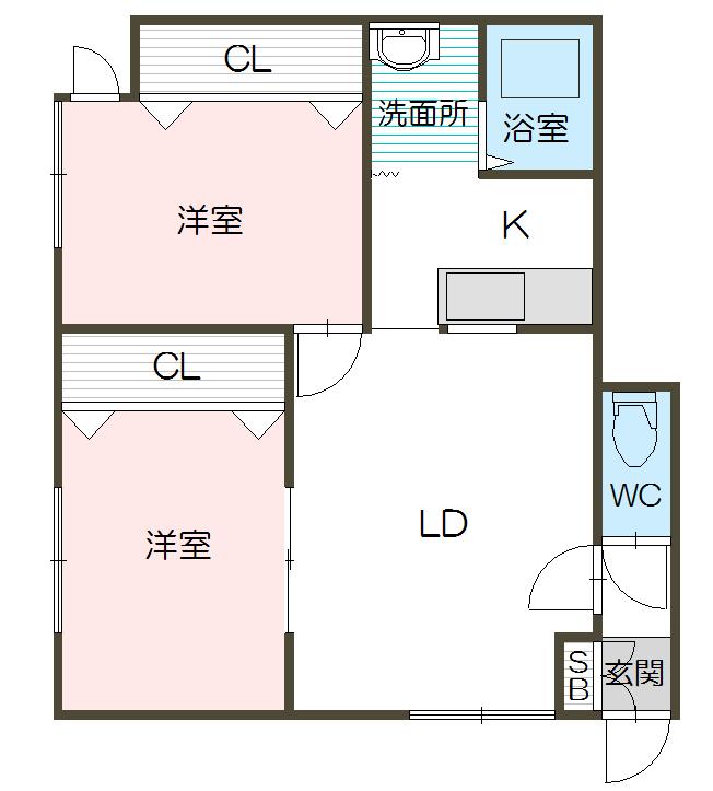 プラド201間取図