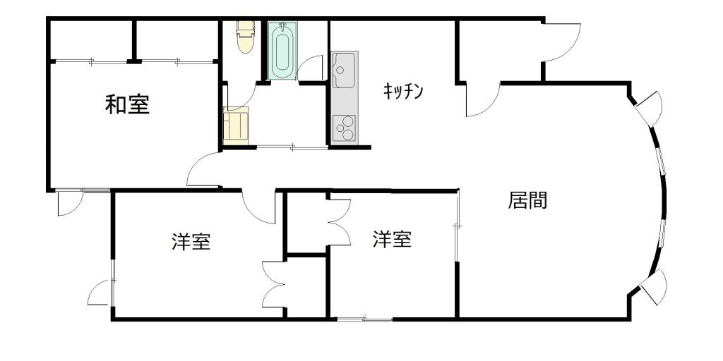モンティニュー２０２間取図