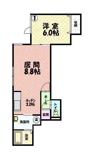 リゾ15101間取図