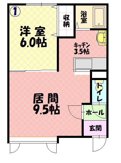 つばさ101間取図