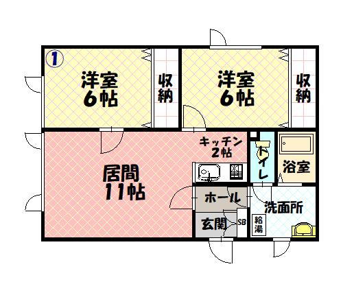 Ｋ．Ｔ101間取図