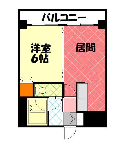ナッツＳＰＩＲＩＴ２３０３間取図