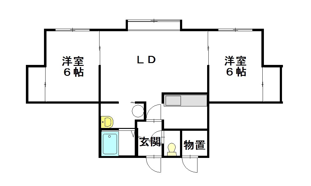 ロイヤルつかさ２０２間取図