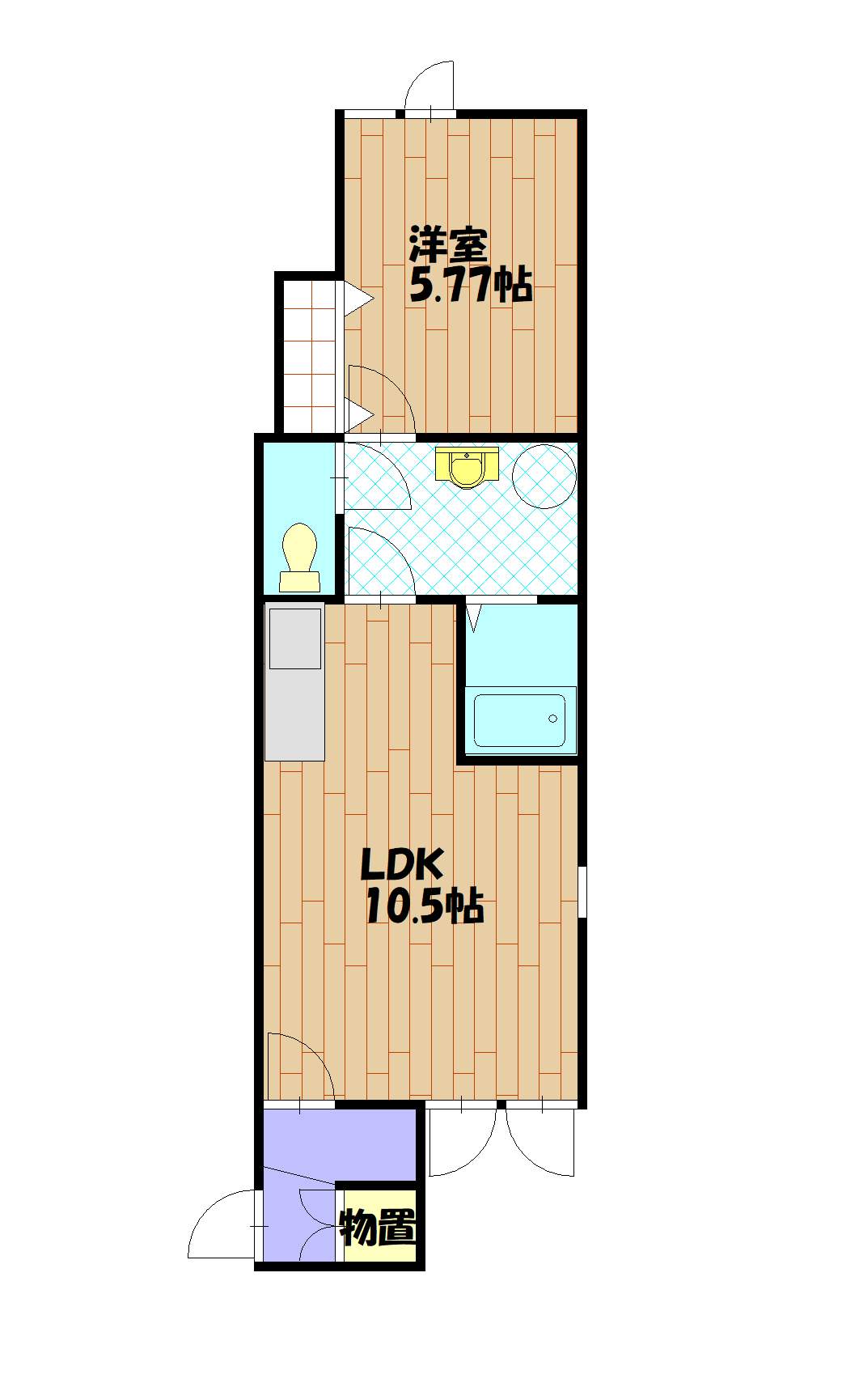 ピースフル２０２間取図