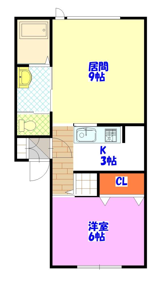 R&MⅢ102間取図