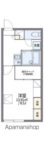レオパレスフレンドリー211間取図