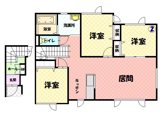 ベラ・ヴィスタ神楽２０２間取図