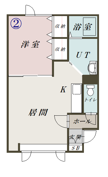 トーワ北門１６102間取図