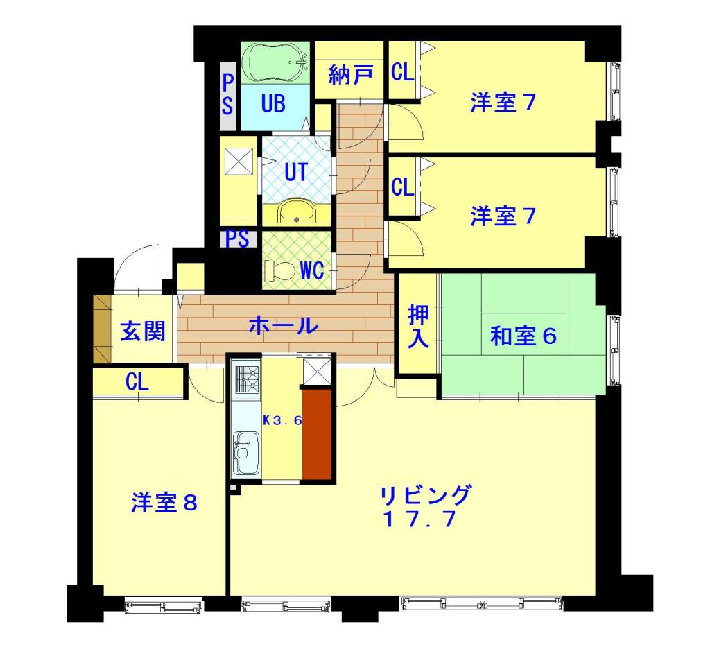 ロジェ・ウインズ515504間取図