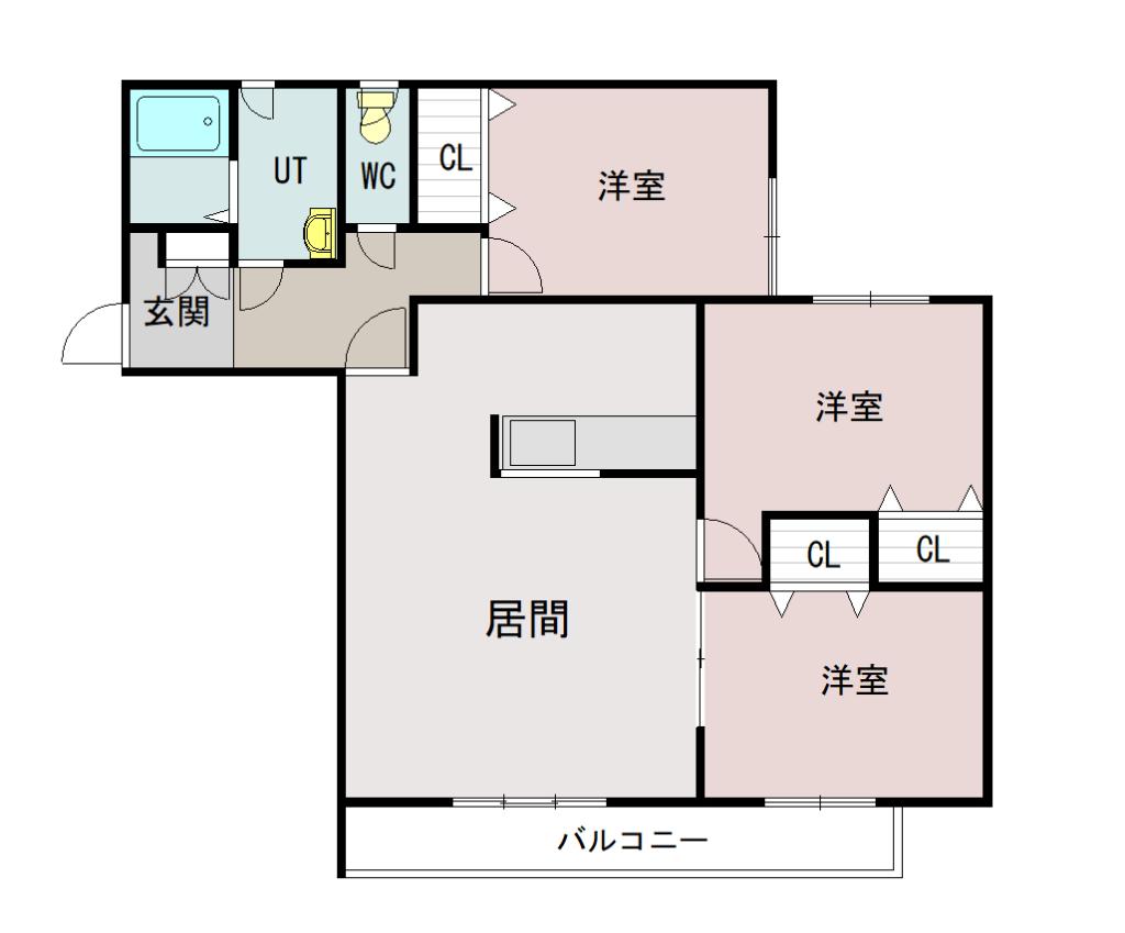 ＰＡＮＤＡ１９７３203間取図