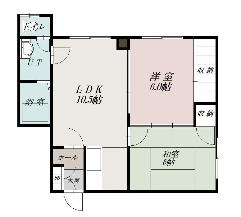 旭川シティコート203間取図