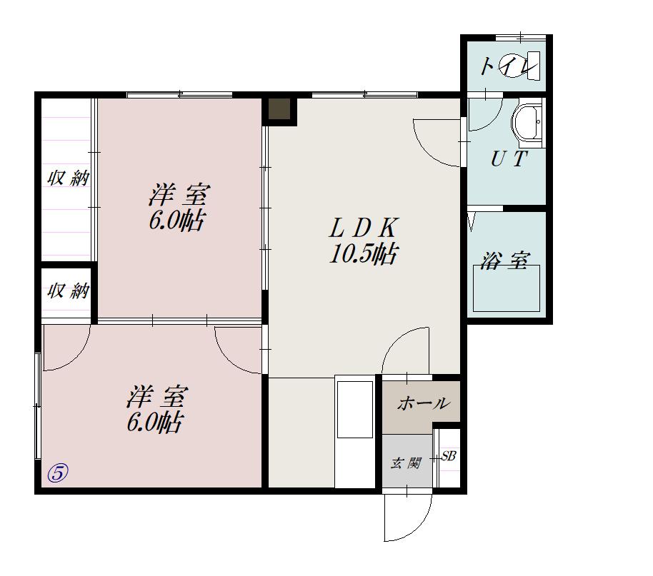 旭川シティコート205間取図