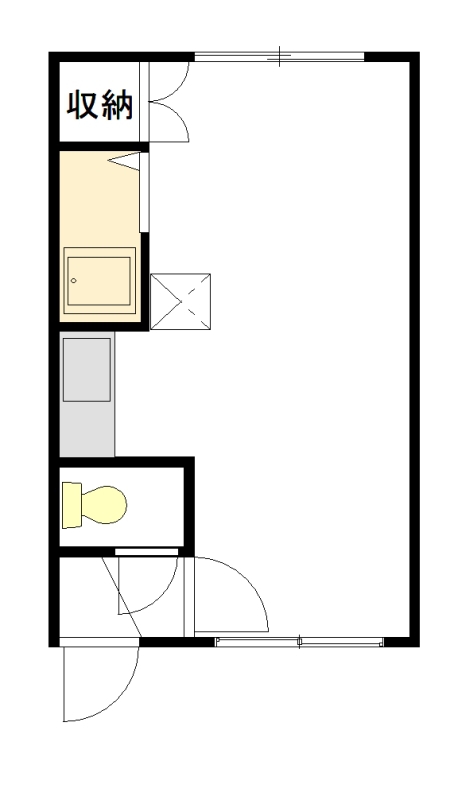 アイビー旭医前202間取図