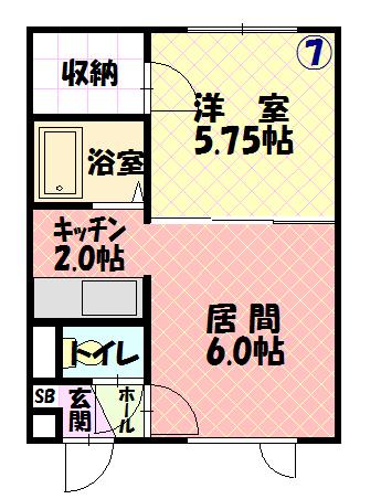 ミキハウス207間取図