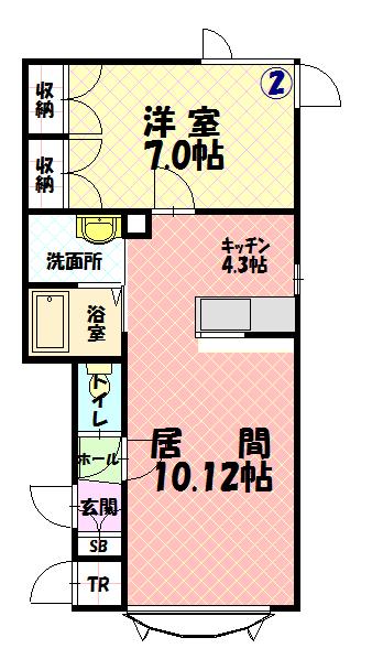 ＳＴＥＬＬＡＲ１０２間取図