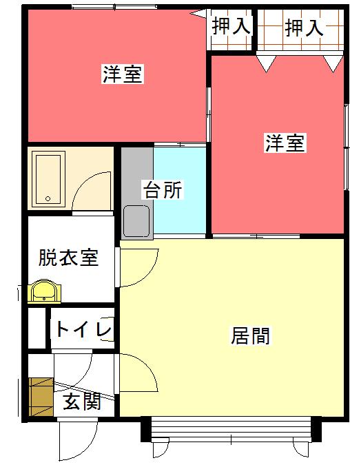メゾン永山102間取図