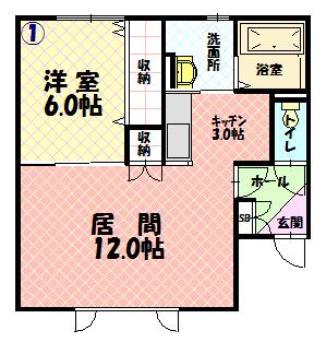グランビュー神楽２０１間取図