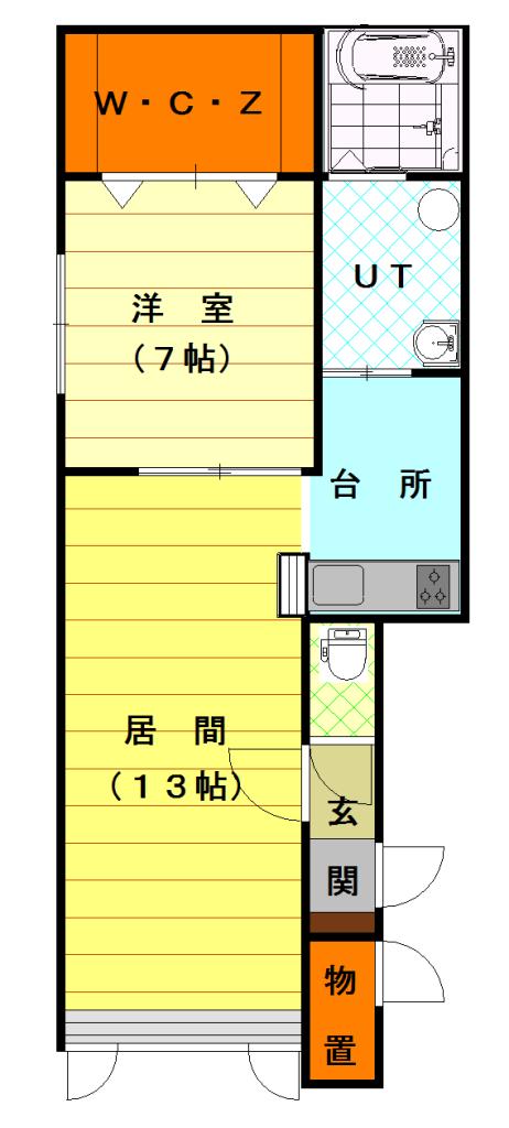 ｂｅｂｅ２０１間取図