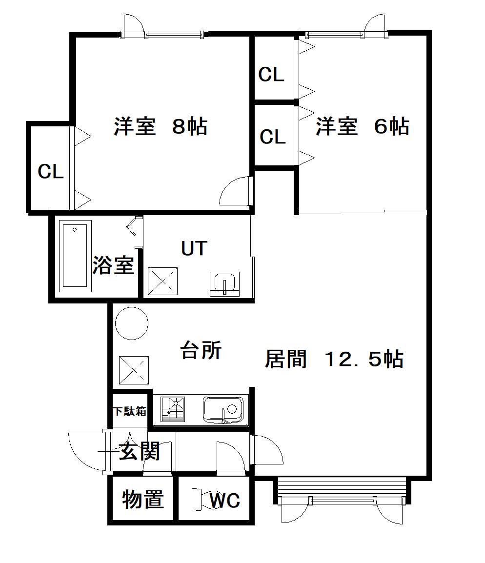 セフトＡ１０５間取図