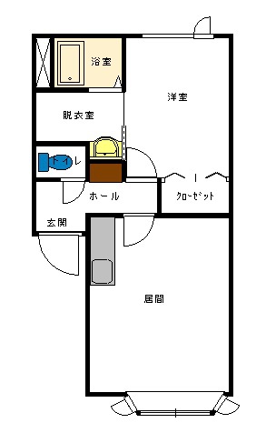 ドレクセルヒル202間取図