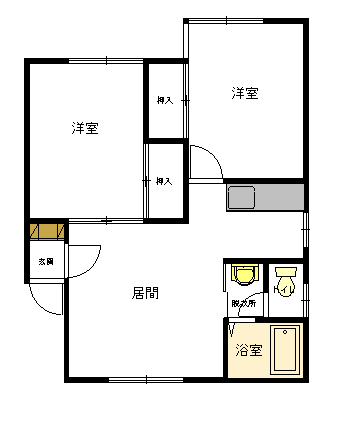 ドエル曙102間取図