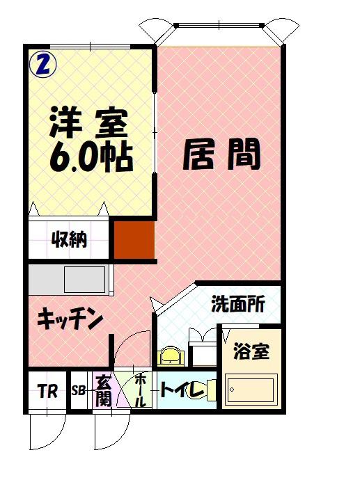 エトワール南１０２間取図