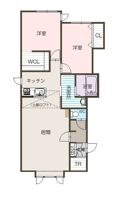アリエッタⅡ２０１間取図