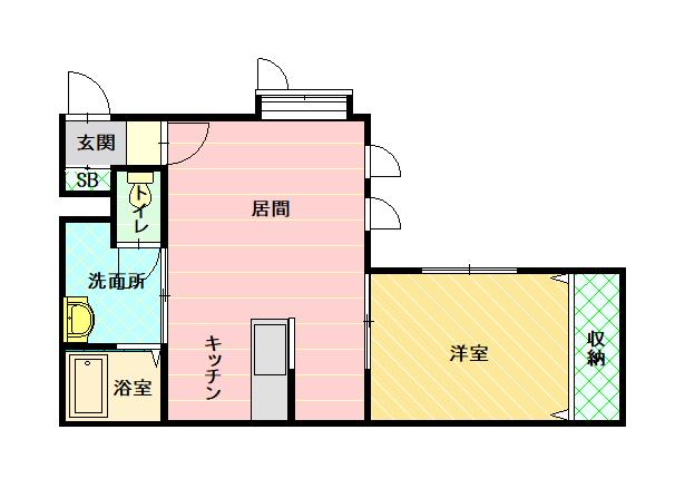 東光北欧館　Ｂ棟２０３間取図