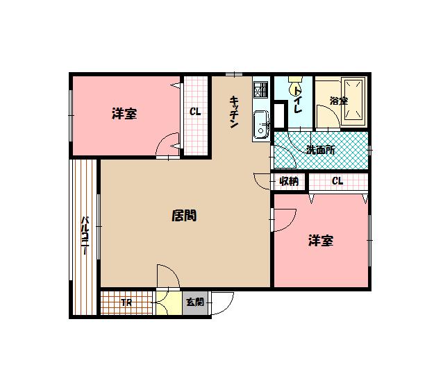 グランデ１７１０２間取図
