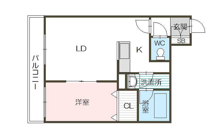 ステラガーデン５０２間取図