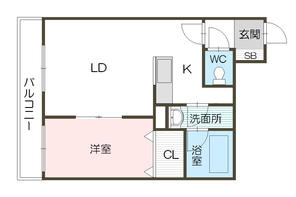 ステラガーデン２０２間取図