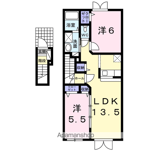 ガーデンヒルズ201間取図