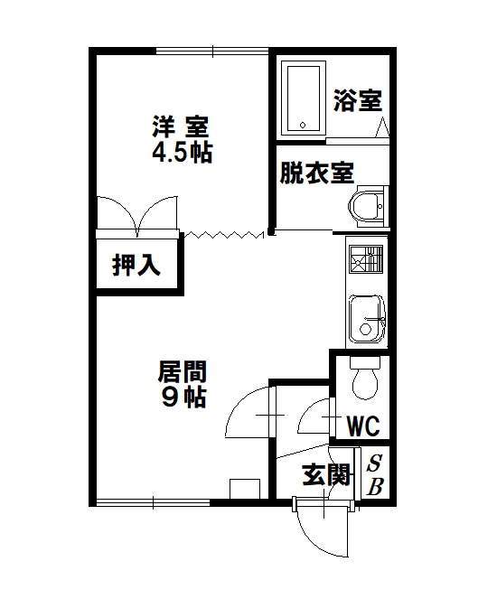 ロイヤルシャトレ105間取図