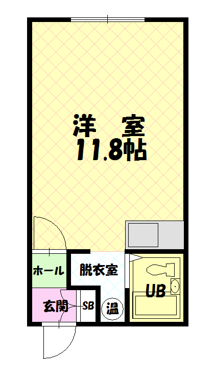 レジデンスほの香１０５間取図