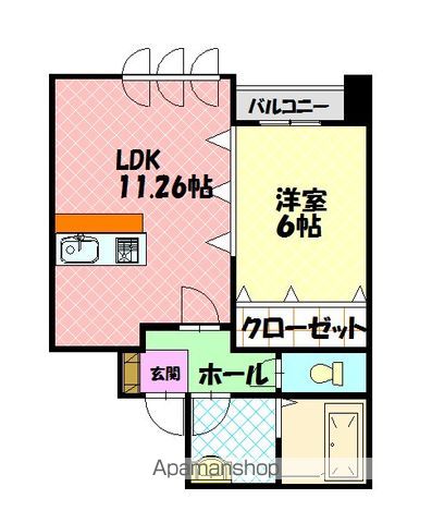 ＳＵＮ　ＤＵＥＬＬ５・６201間取図