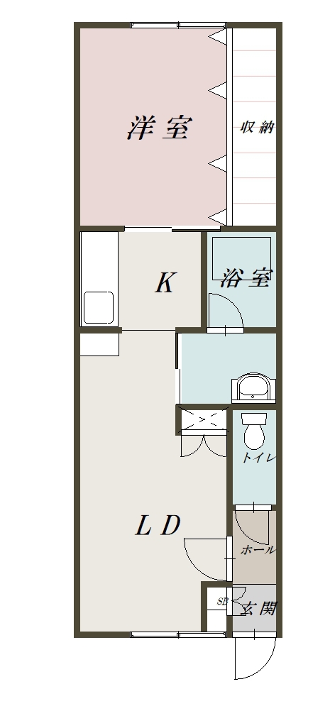 コンフォート４・７２０１間取図