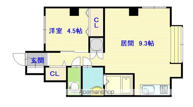 UN ESPACE四条邸203間取図