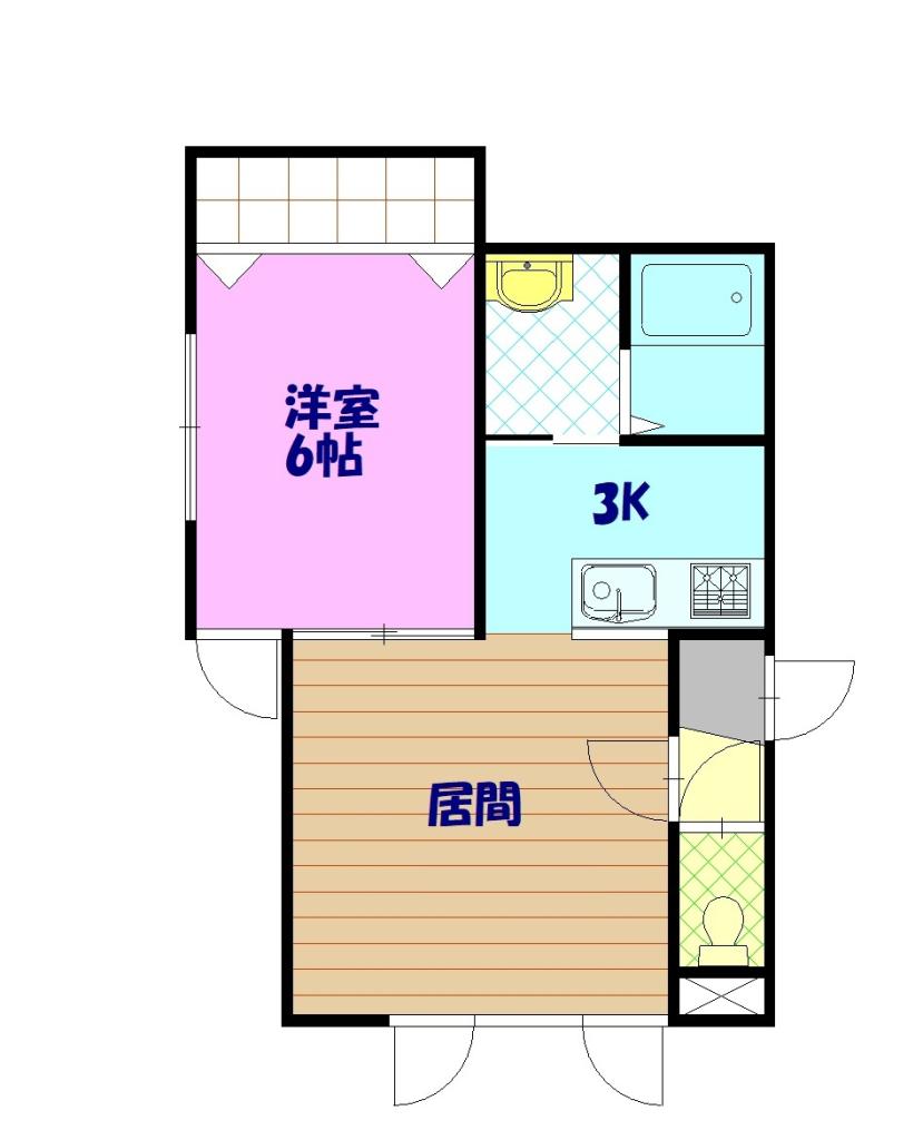 Ｉ’ｓⅡ１０１間取図